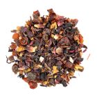 Jablko, šípek a brusinka